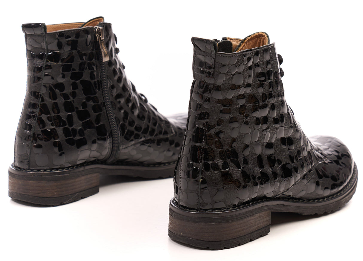 Bosccolo Womens Ankle Boots - Black