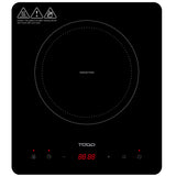 TODO 2000W Induction Electric Cooktop Hotplate Tempered Crystal Glass Touch Control