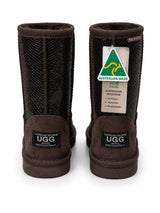 Australian Leather Ugg Classic Short Snake Skin - Chocolate - AU4