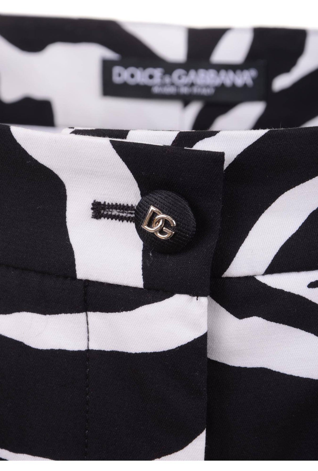 Dolce & Gabbana Women Zebra Mini Short