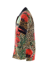 Dolce & Gabbana Men Poppies Short Sleeve Shirt