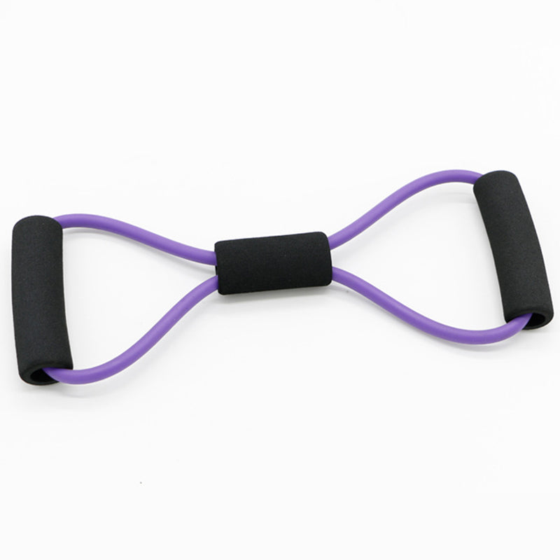 Figure 8 Exercise Band Rubber Gym Strength Trainer Resistance Band Pull Rope Tension