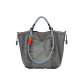 BAMEI Reversible Dual-Color Ballistic Nylon Bucket Bag - Charcoal