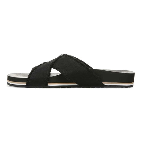 Vionic Panama Beach Slide - Black Canvas