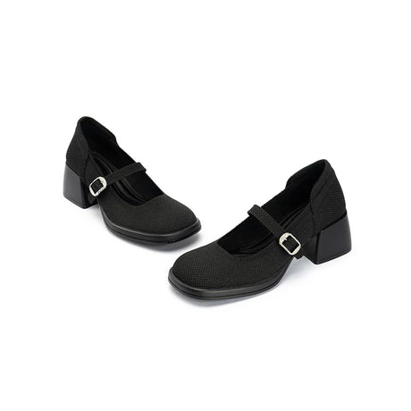 Lafayette Square Toe Mary Jane Pumps - Black