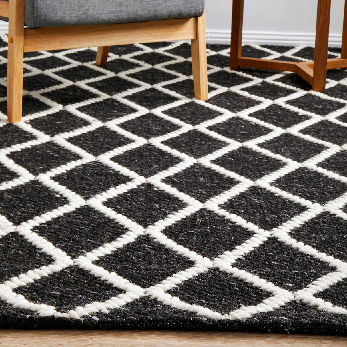 Huxley Black Rug