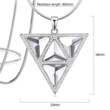 Krystal Couture Ancient Trilliant-Cut Crystal Long Necklace Embellished with SWAROVSKI Crystals