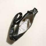 Croissant Chic Shoulder Bag - Black