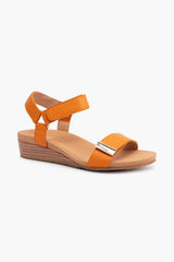 Silver Lining Utica Plain Arancio Pebble