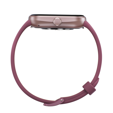 Bluetooth Smart Watch 1.96" TFT Touch Screen Temperature Heart Rate Blood Pressure BT 5.0 - Purple