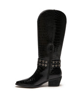 Therapy Maiden Black Patent Croc