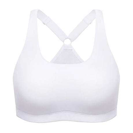 Power On High Impact Padded Sports Bras - White