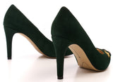 Bosccolo Womens Heels Embroidered - Green