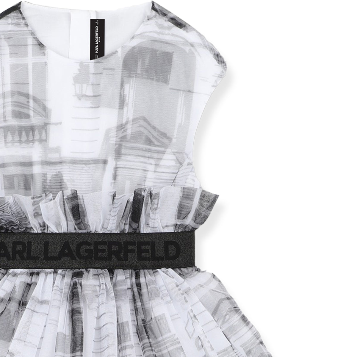 Karl Lagerfeld Girls Cafe Terrase D2 Dress - Black