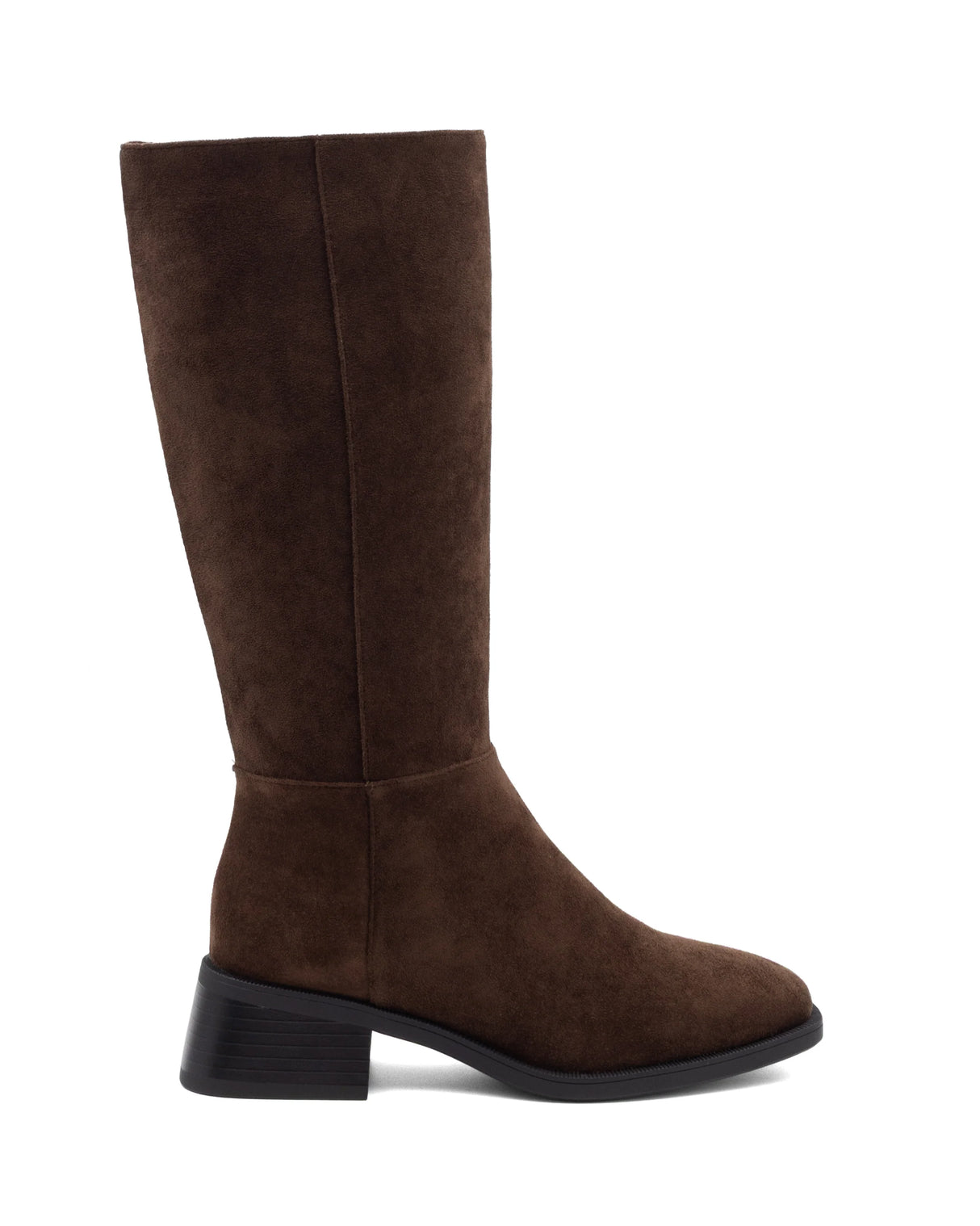 Therapy Dena Chocolate Faux Suede