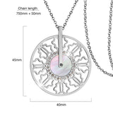 Boxed 2pc White Gold Layered Jewellery Gift Set