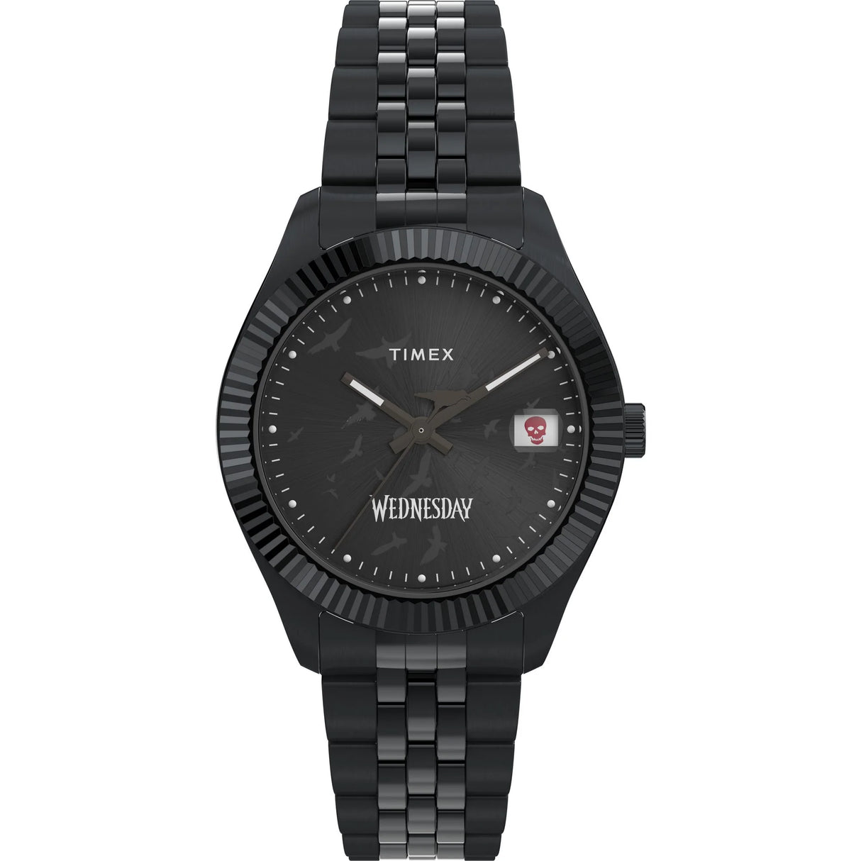 Timex Timex X Wednesday Timex Legacy 36Mm Stainless Steel Bracelet Watch