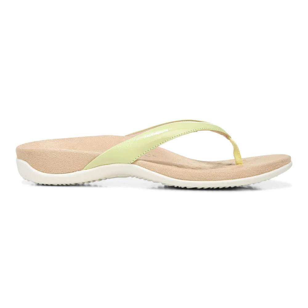 Vionic Dillon Toe Post Sandal - Pale Lime