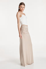 Madison The Label Scarlett Maxi Skirt - Oat