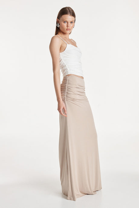 Madison The Label Scarlett Maxi Skirt - Oat