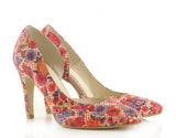 Bosccolo Womens Spike Heels - Flower Multicolour