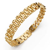 Boxed Oyster Bangle and Ring Set in Yellow Gold