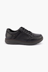 G Comfort Men's 9889 2 Black Oil Leather
