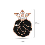 Krystal Couture Rosie Stud Earrings Embellished with Swarovski Crystals
