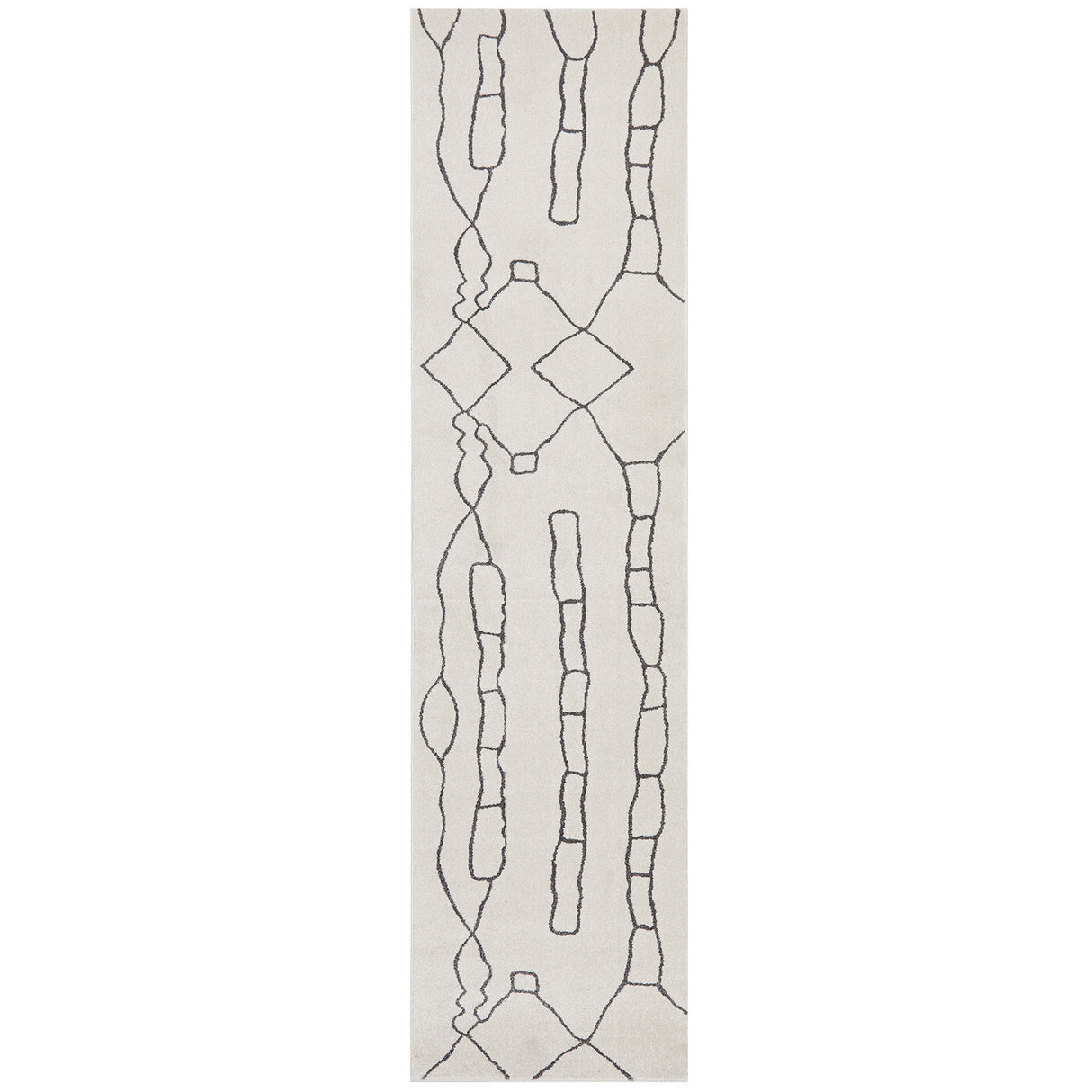 Paradise Amy Grey Runner Rug