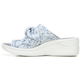 Bzees Smile Wedge - Blue Ikat