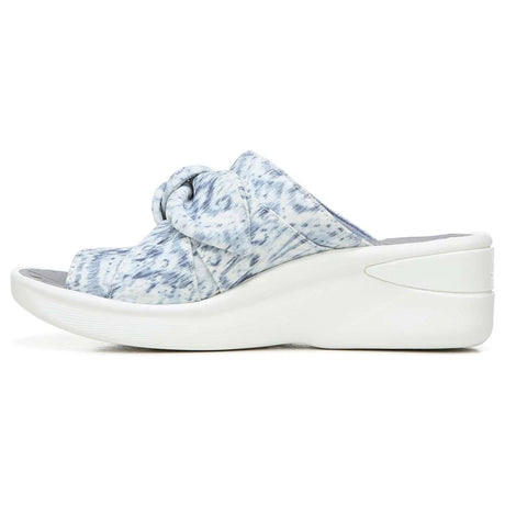 Bzees Smile Wedge - Blue Ikat