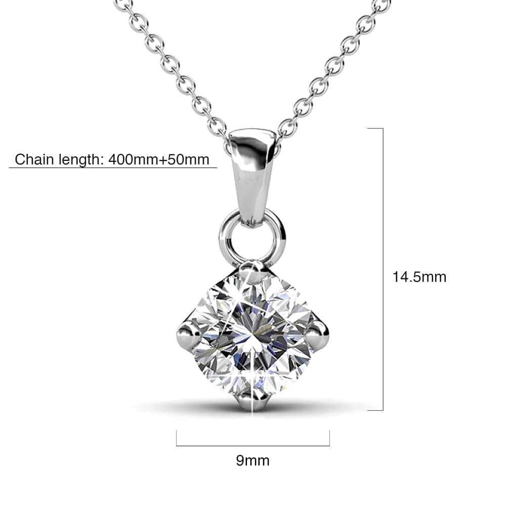 Krystal Couture Divine Pendant Necklace Embellished with SWAROVSKI Crystals