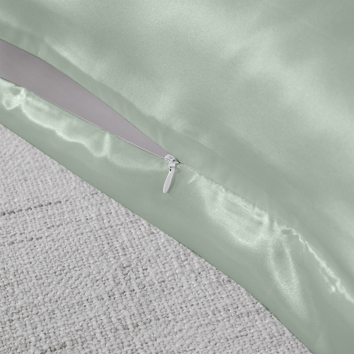 MULBERRY SILK PILLOW CASE TWIN PACK - SIZE: 51X76CM - SAGE
