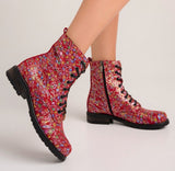 Bosccolo Womens Boots - Red