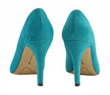 Bosccolo Womens Heels Embroidered - Turquoise