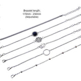 Bohemian 6-Piece Charm Bead Bracelet Set