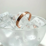 Bullion Gold Javaid Meander Ring in Rose Gold