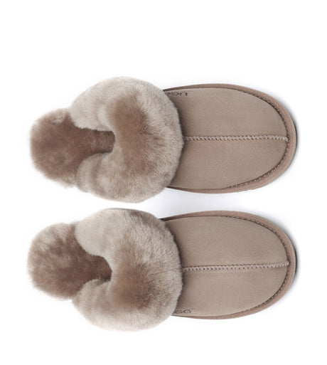 Australian Shepherd UGG Muffin Slipper Special - Brown