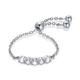 Adjustable Solid 925 Sterling Silver Ring