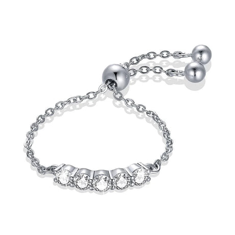 Adjustable Solid 925 Sterling Silver Ring