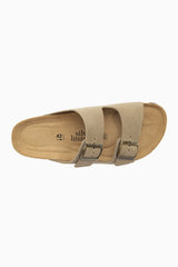 Silver Lining Hawaii Apure Mens Taupe Suede