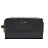 CHATEL - Toiletry Bag Double Compartment - BLACK