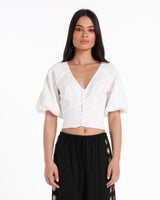 Lost In Lunar Joelle Top - White