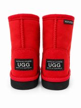 Australian Leather Ugg Kids Classic Mini - Tomato - AU6