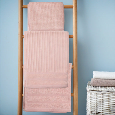 Royal Comfort Eden Egyptian Cotton 600 GSM 8 Piece Towel Pack Blush
