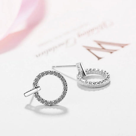 Lucky White Zirconia Earrings