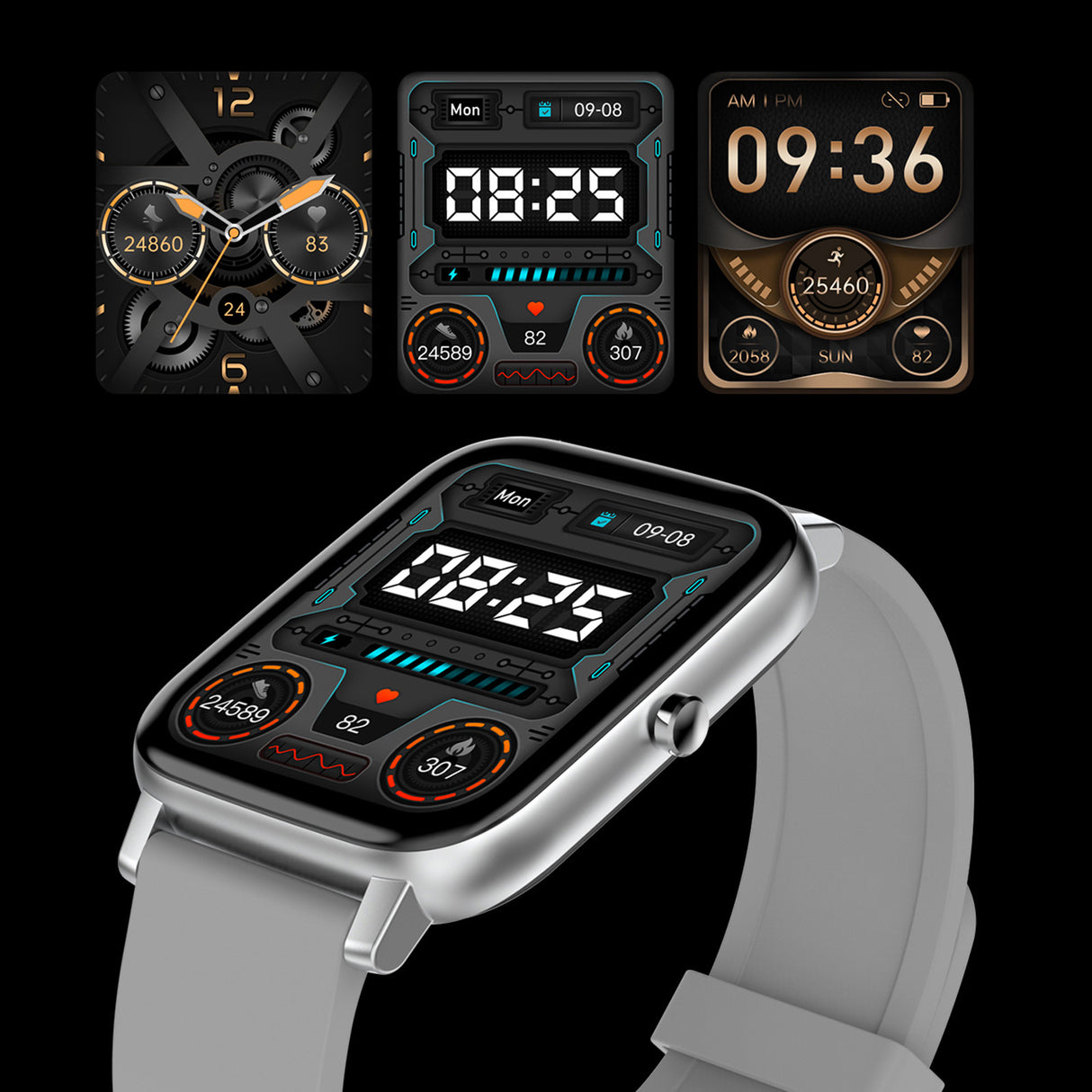 Fitsmart Multi Function Pink Gold Smartwatch