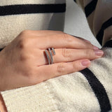 Krystal Couture Twirler Ring Embellished with SWAROVSKI Crystals