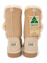 Australian Leather Ugg 2Button - Sheepskin - Natural - AU11