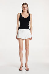 Madison The Label Val Knit Top - Black